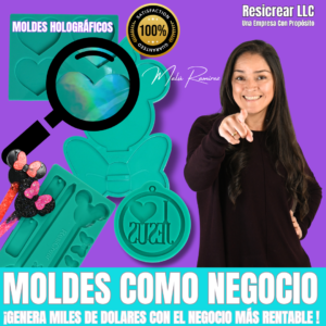 Moldes Como Negocio: Diseño avanzado de moldes de silicona de alta gama.