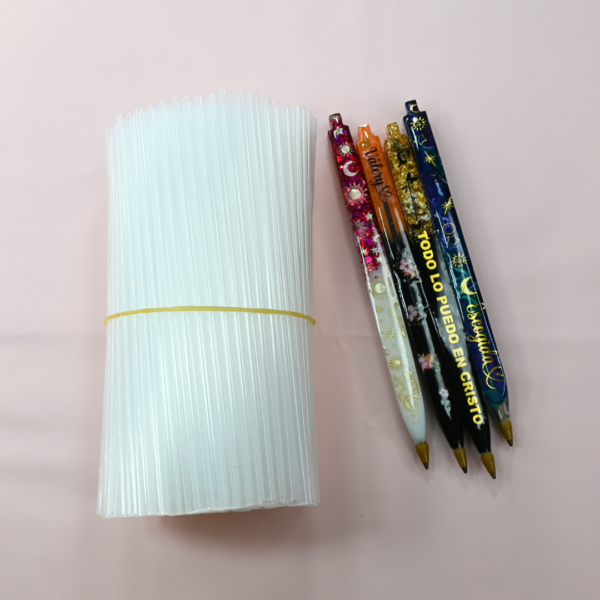 3 200 Transparent Plastic Tubes for Crafting & Refillable Resin Pens