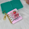 Molde de silicona para llavero de libreta mini.