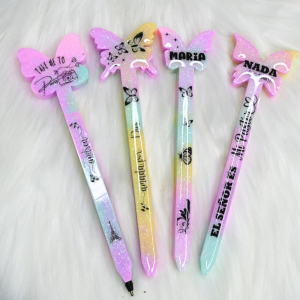 Butterfly Pen Silicone Mold for resin.