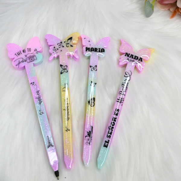Butterfly Pen Silicone Mold for resin.