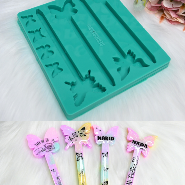 Butterfly Pen Silicone Mold for resin.
