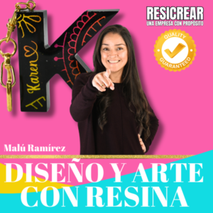 Curso de resina intensivo Diseño y Arte con Resina de Resicrear (Certificado de Estados Unidos)