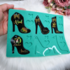 Molde multiple de tacones para resina epoxi