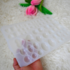 Molde para joyería con resina efecto Petri